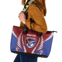 Southland 2026 Rugby Custom Leather Tote Bag NZ Maori Silver Fern