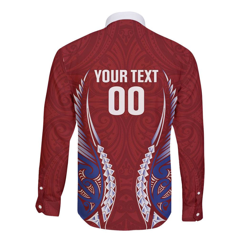 Southland 2026 Rugby Custom Long Sleeve Button Shirt NZ Maori Silver Fern