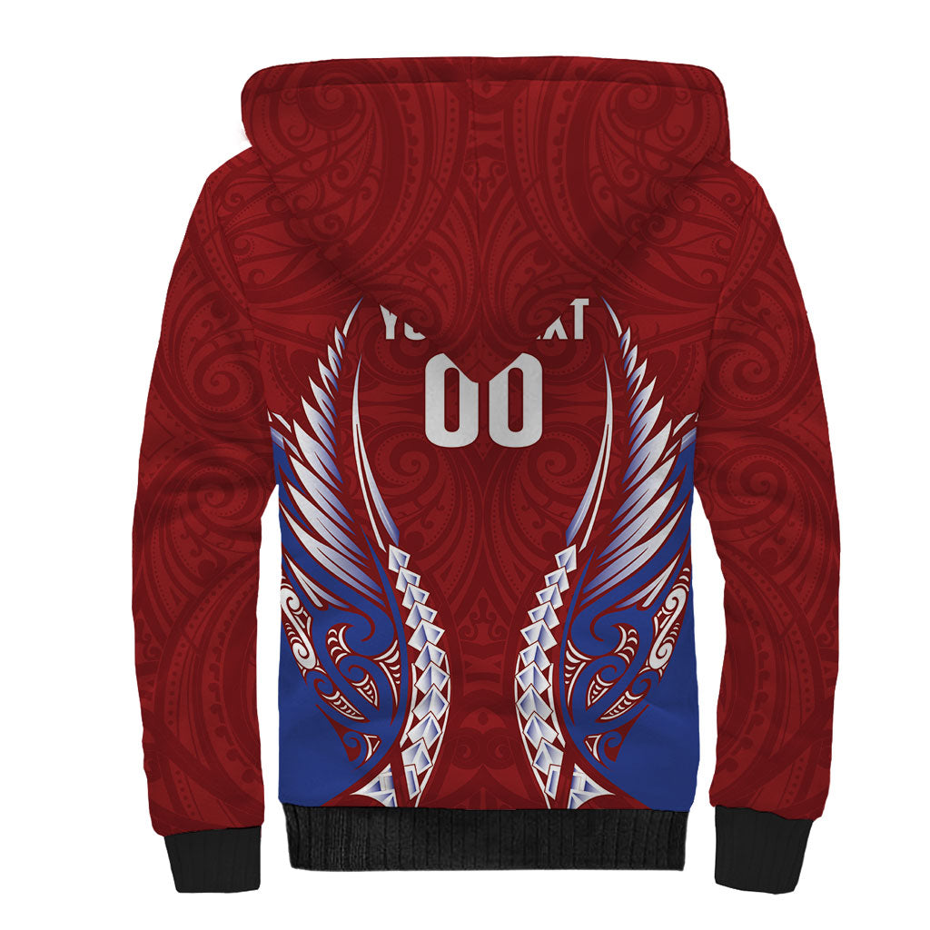 Southland 2026 Rugby Custom Sherpa Hoodie NZ Maori Silver Fern