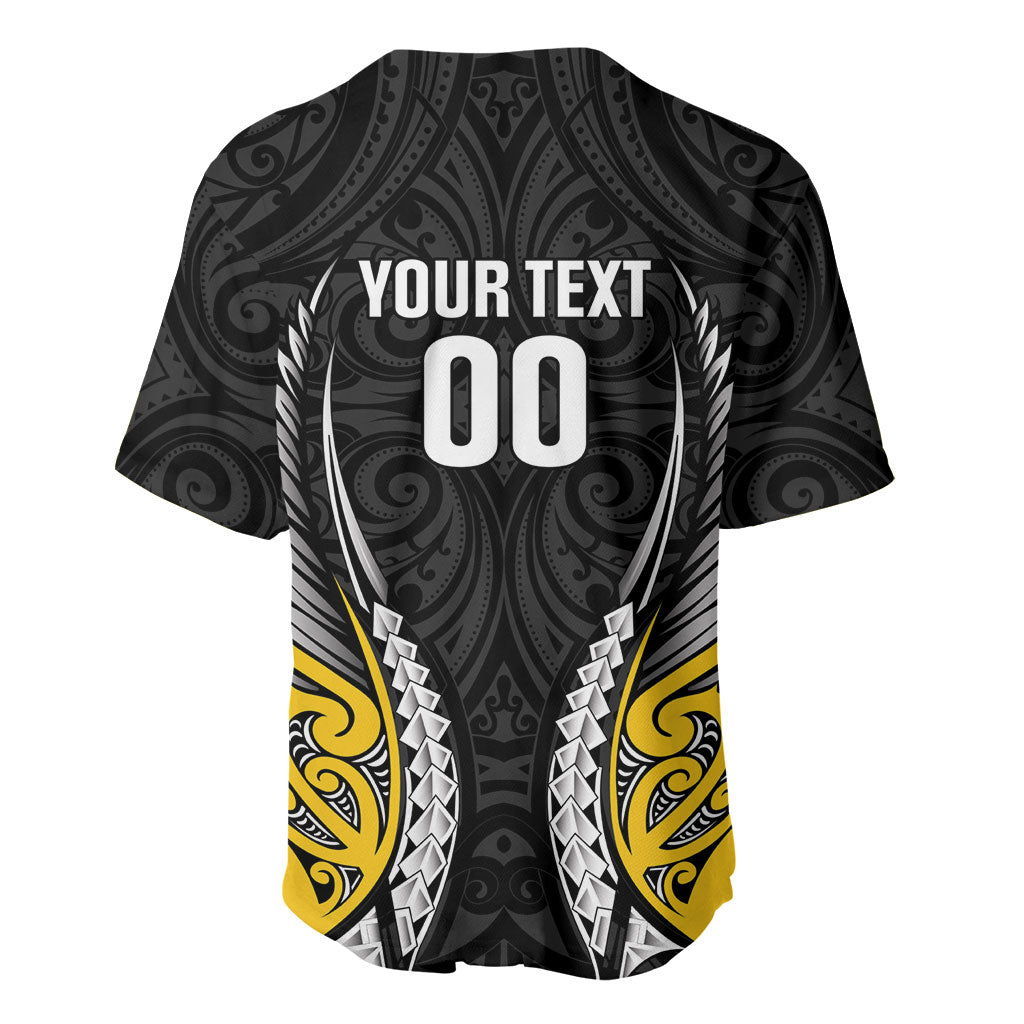 Taranaki 2026 Rugby Custom Baseball Jersey NZ Maori Silver Fern
