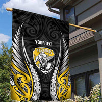 Taranaki 2026 Rugby Custom Garden Flag NZ Maori Silver Fern LT14 - Polynesian Pride