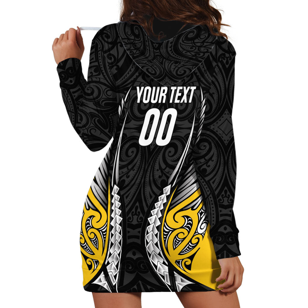 Taranaki 2026 Rugby Custom Hoodie Dress NZ Maori Silver Fern LT14 - Polynesian Pride