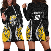 Taranaki 2026 Rugby Custom Hoodie Dress NZ Maori Silver Fern LT14 - Polynesian Pride