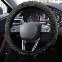 Taranaki 2026 Rugby Steering Wheel Cover NZ Maori Silver Fern