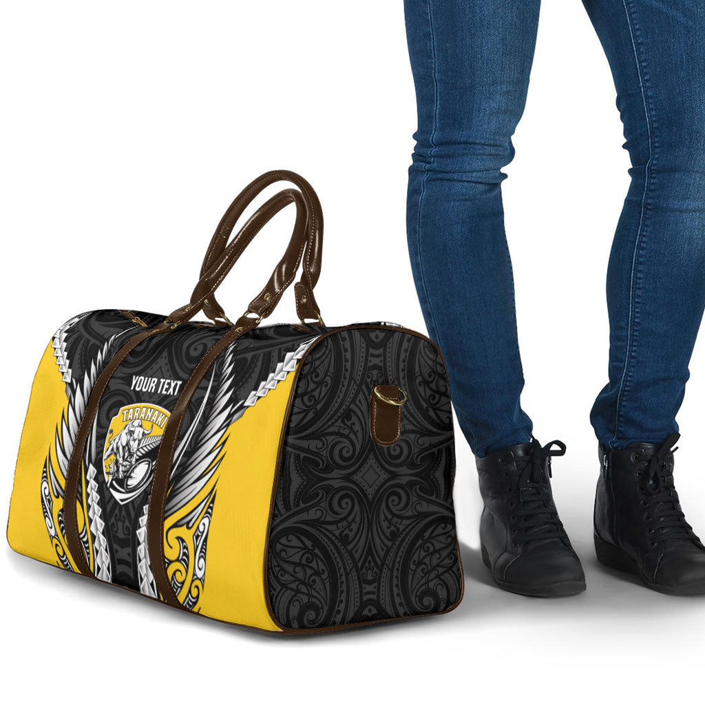 Taranaki 2026 Rugby Custom Travel Bag NZ Maori Silver Fern