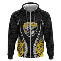 Taranaki 2026 Rugby Custom Zip Hoodie NZ Maori Silver Fern