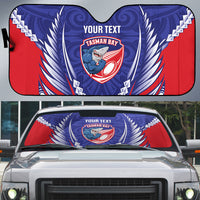 Tasman Bay 2026 Rugby Custom Auto Sun Shade NZ Maori Silver Fern