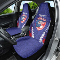 Tasman Bay 2026 Rugby Custom Car Seat Cover NZ Maori Silver Fern