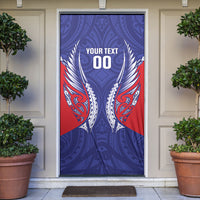 Tasman Bay 2026 Rugby Custom Door Cover NZ Maori Silver Fern