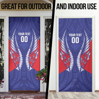 Tasman Bay 2026 Rugby Custom Door Cover NZ Maori Silver Fern