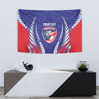 Tasman Bay 2026 Rugby Custom Tapestry NZ Maori Silver Fern LT14 - Polynesian Pride