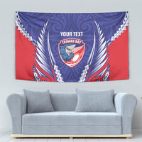 Tasman Bay 2026 Rugby Custom Tapestry NZ Maori Silver Fern LT14 - Polynesian Pride