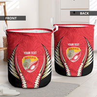 Waikato 2026 Rugby Custom Laundry Basket NZ Maori Silver Fern
