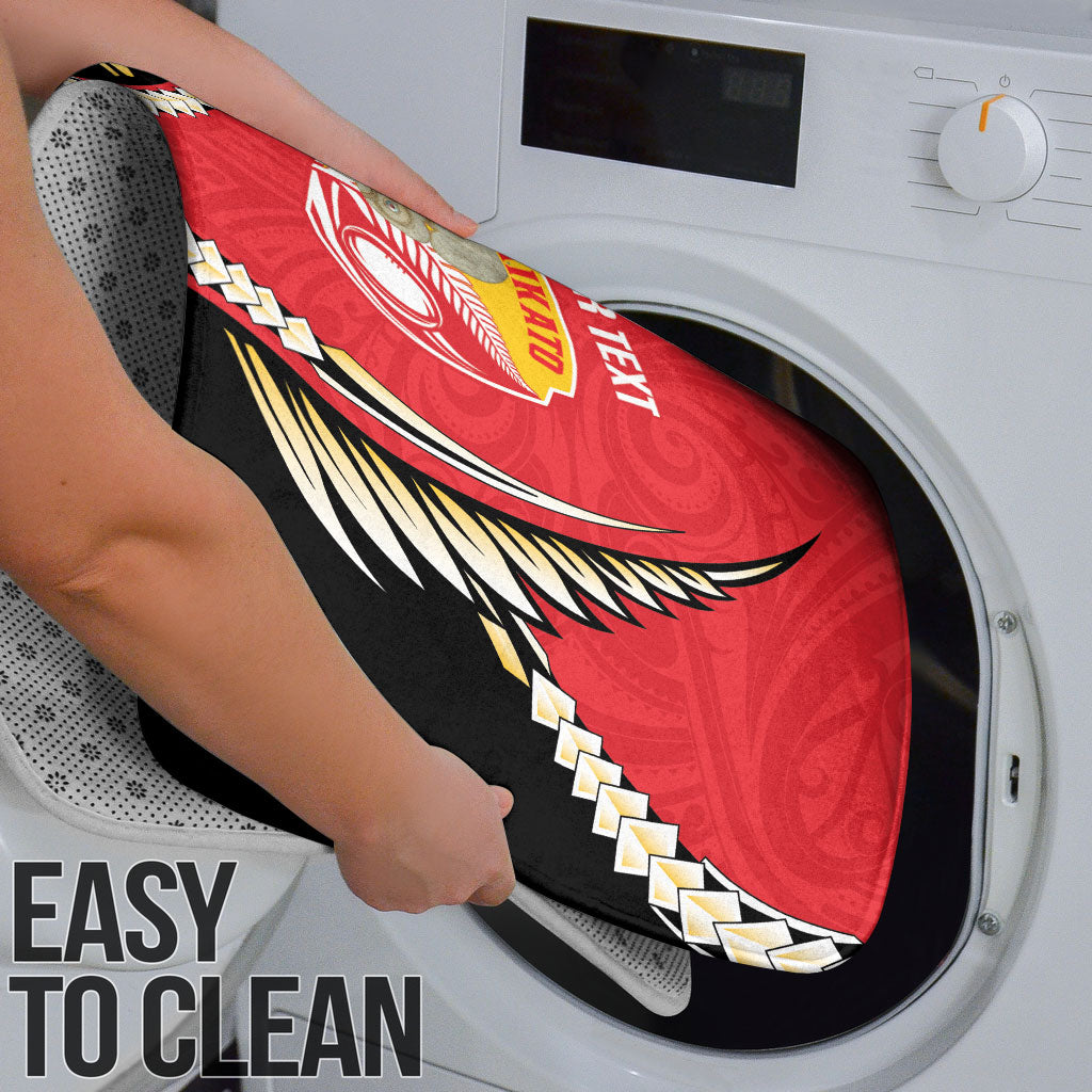 Waikato 2026 Rugby Custom Bathroom Set NZ Maori Silver Fern