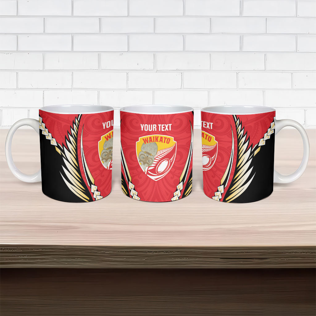 Waikato 2026 Rugby Custom Ceramic Mug NZ Maori Silver Fern LT14 - Polynesian Pride