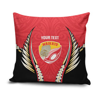 Waikato 2026 Rugby Custom Pillow Cover NZ Maori Silver Fern