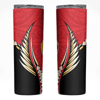 Waikato 2026 Rugby Custom Skinny Tumbler NZ Maori Silver Fern