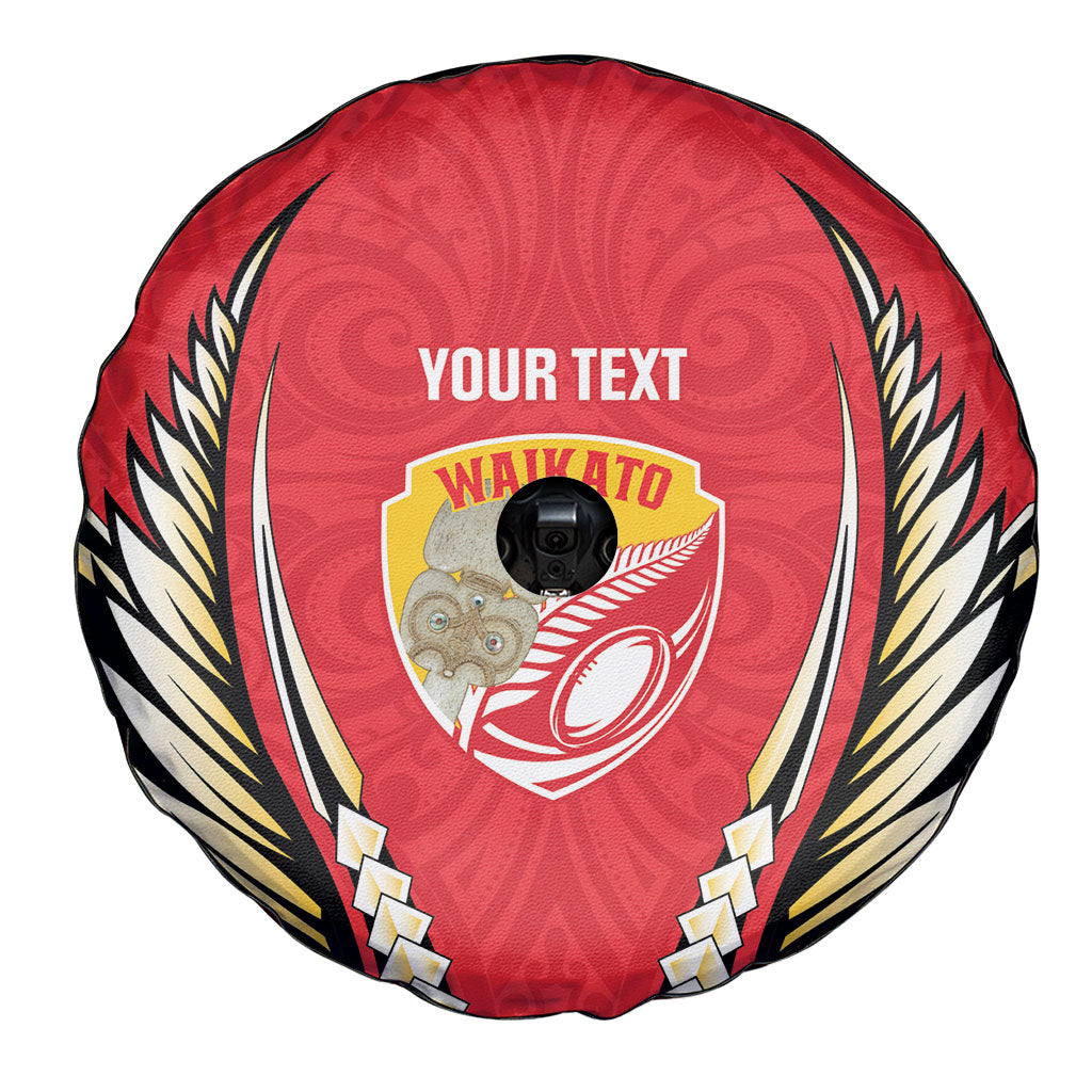 Waikato 2026 Rugby Custom Spare Tire Cover NZ Maori Silver Fern