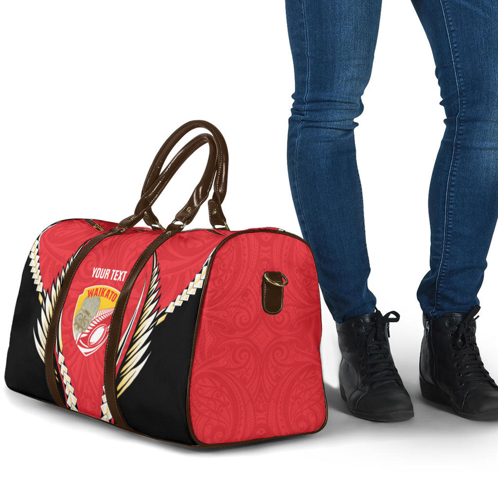 Waikato 2026 Rugby Custom Travel Bag NZ Maori Silver Fern