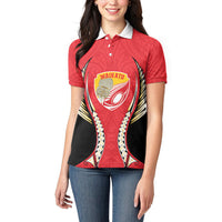Waikato 2026 Rugby Custom Women Polo Shirt NZ Maori Silver Fern