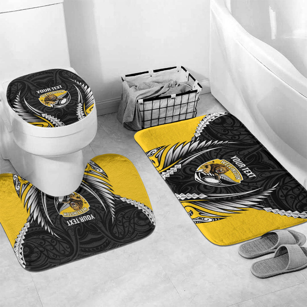 Wellington 2026 Rugby Custom Bathroom Set NZ Maori Silver Fern