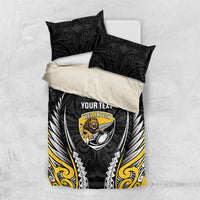 Wellington 2026 Rugby Custom Bedding Set NZ Maori Silver Fern