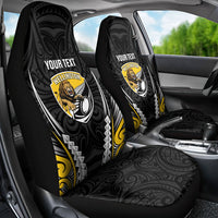 Wellington 2026 Rugby Custom Car Seat Cover NZ Maori Silver Fern