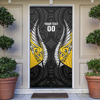Wellington 2026 Rugby Custom Door Cover NZ Maori Silver Fern