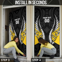 Wellington 2026 Rugby Custom Door Cover NZ Maori Silver Fern