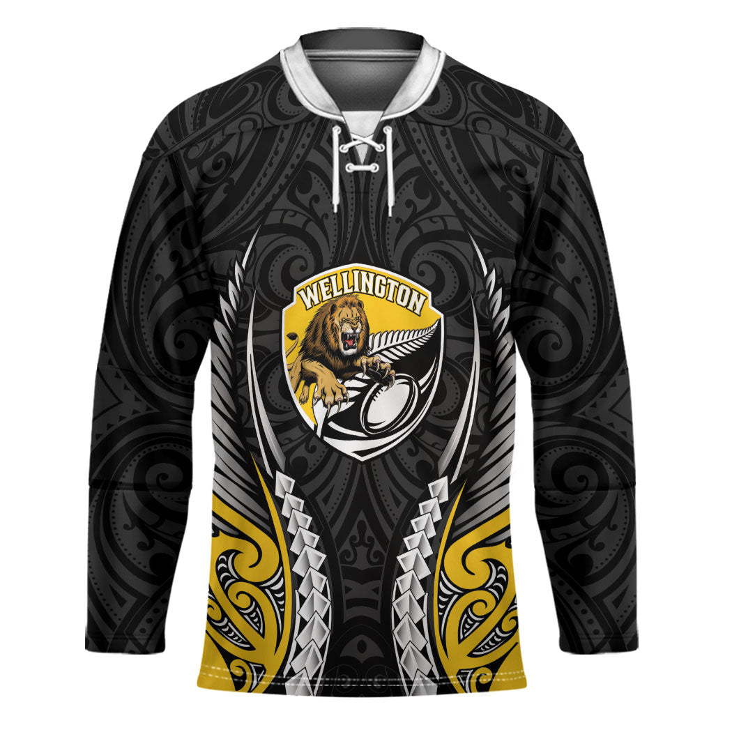 Wellington 2026 Rugby Custom Hockey Jersey NZ Maori Silver Fern
