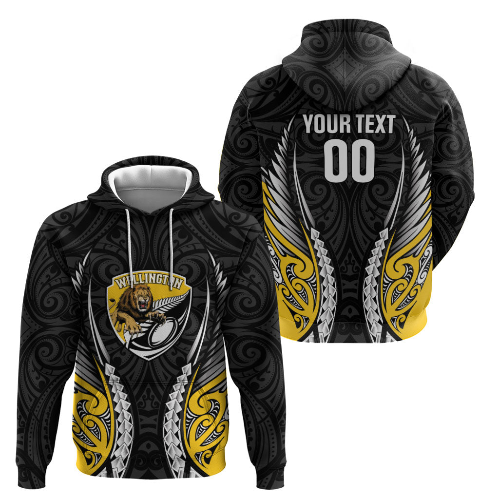 Wellington 2026 Rugby Custom Hoodie NZ Maori Silver Fern