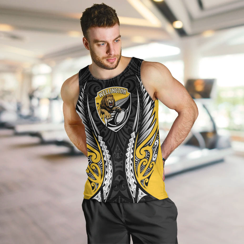 Wellington 2026 Rugby Custom Men Tank Top NZ Maori Silver Fern