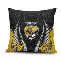 Wellington 2026 Rugby Custom Pillow Cover NZ Maori Silver Fern
