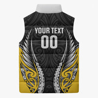 Wellington 2026 Rugby Custom Sleeveless Puffer Jacket NZ Maori Silver Fern