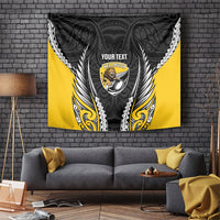 Wellington 2026 Rugby Custom Tapestry NZ Maori Silver Fern