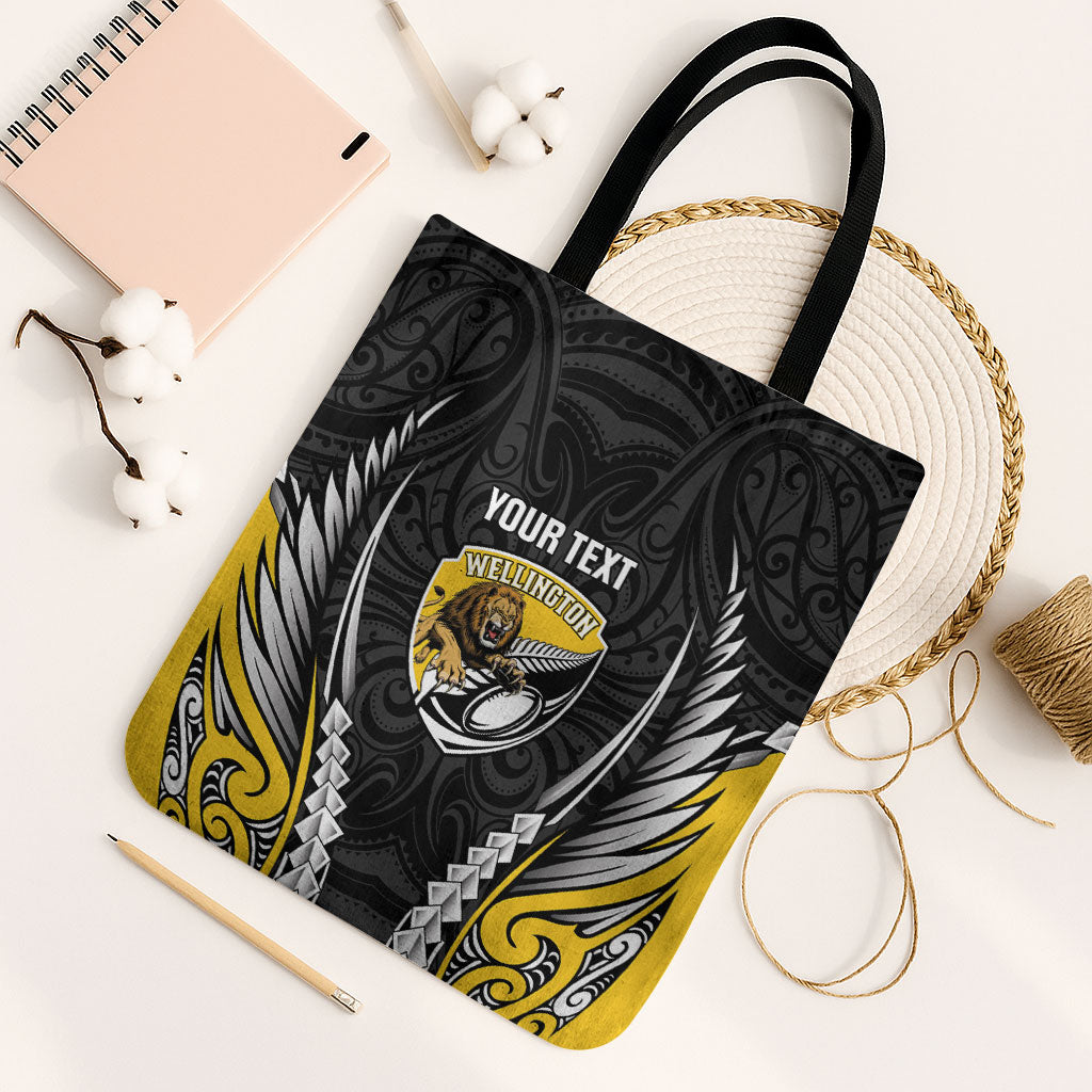 Wellington 2026 Rugby Custom Tote Bag NZ Maori Silver Fern