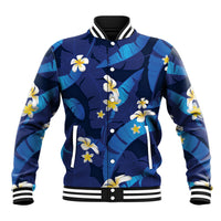 Teal Purple Banana Leaf Hawaii Baseball Jacket Lau Maia Plumeria Tropical Summer Vibes LT14 Unisex Teal Purple - Polynesian Pride