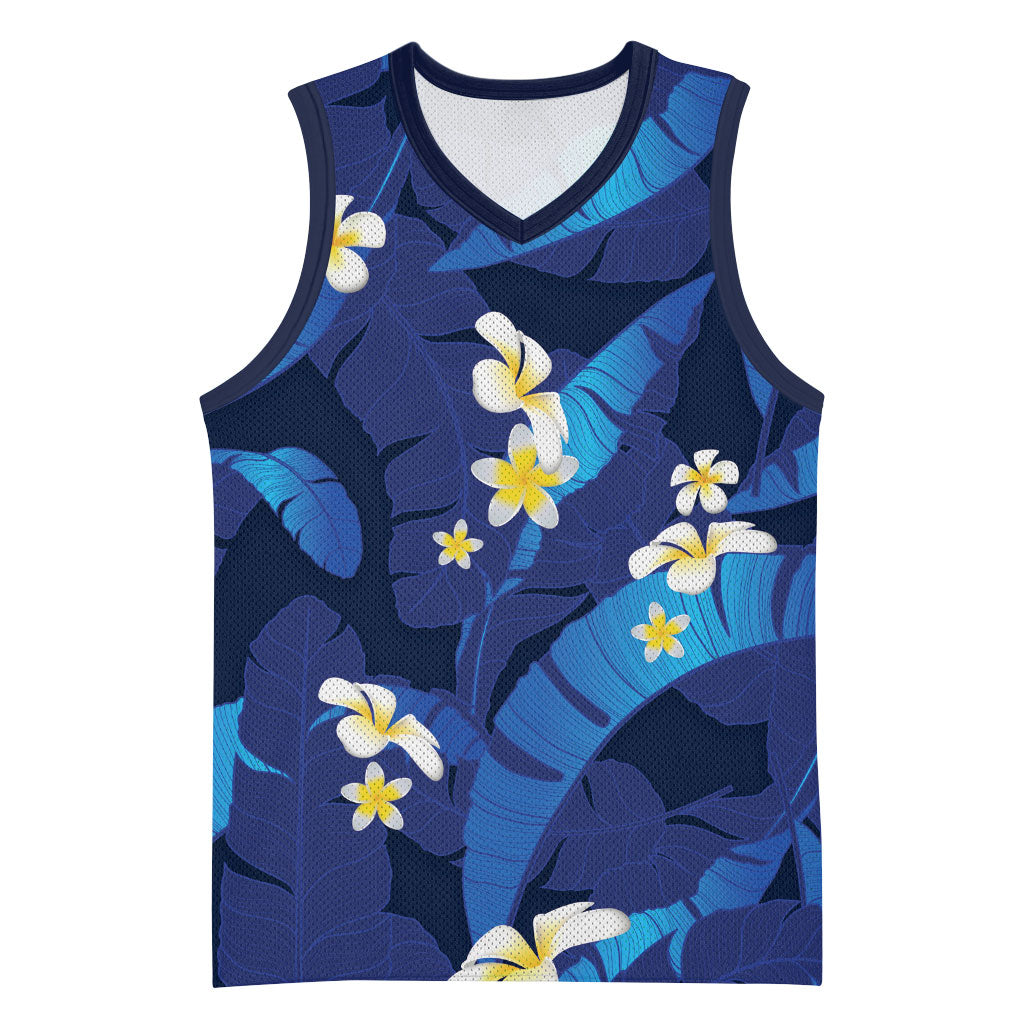 Teal Purple Banana Leaf Hawaii Basketball Jersey Lau Maia Plumeria Tropical Summer Vibes LT14 Unisex Teal Purple - Polynesian Pride