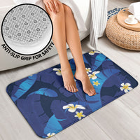 Teal Purple Banana Leaf Hawaii Bathroom Set Lau Maia Plumeria Tropical Summer Vibes LT14 - Polynesian Pride