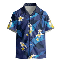 Teal Purple Banana Leaf Hawaii Kid Hawaiian Shirt Lau Maia Plumeria Tropical Summer Vibes LT14 - Polynesian Pride