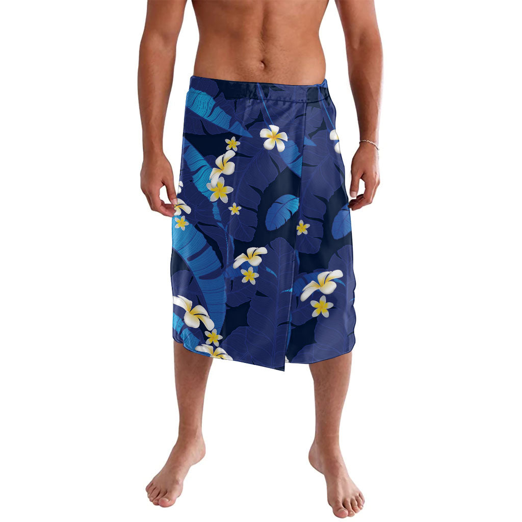 Teal Purple Banana Leaf Hawaii Lavalava Lau Maia Plumeria Tropical Summer Vibes LT14 Teal Purple - Polynesian Pride