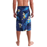 Teal Purple Banana Leaf Hawaii Lavalava Lau Maia Plumeria Tropical Summer Vibes LT14 - Polynesian Pride
