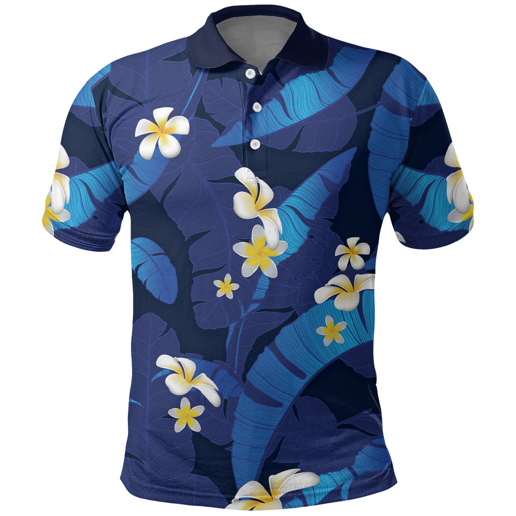 Teal Purple Banana Leaf Hawaii Polo Shirt Lau Maia Plumeria Tropical Summer Vibes LT14 Teal Purple - Polynesian Pride