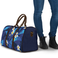 Teal Purple Banana Leaf Hawaii Travel Bag Lau Maia Plumeria Tropical Summer Vibes LT14 - Polynesian Pride