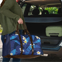Teal Purple Banana Leaf Hawaii Travel Bag Lau Maia Plumeria Tropical Summer Vibes LT14 - Polynesian Pride