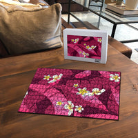 Pink Banana Leaf Hawaii Puzzle Lau Maia Plumeria Tropical Summer Vibes LT14 - Polynesian Pride