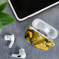Yellow Banana Leaf Hawaii AirPods Case Lau Maia Plumeria Tropical Summer Vibes LT14 - Polynesian Pride