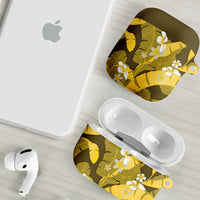 Yellow Banana Leaf Hawaii AirPods Case Lau Maia Plumeria Tropical Summer Vibes LT14 - Polynesian Pride