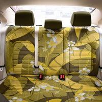 Yellow Banana Leaf Hawaii Back Car Seat Cover Lau Maia Plumeria Tropical Summer Vibes LT14 - Polynesian Pride