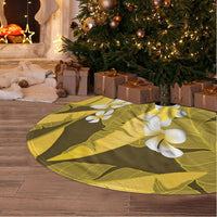 Yellow Banana Leaf Hawaii Tree Skirt Lau Maia Plumeria Tropical Summer Vibes LT14 - Polynesian Pride